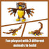 3 1 Set, 14+ (1084 HIGH GODO Creator in Animals Building Owl, Shark, Crocodle, Tiger to Animal Model Toys, Collectible