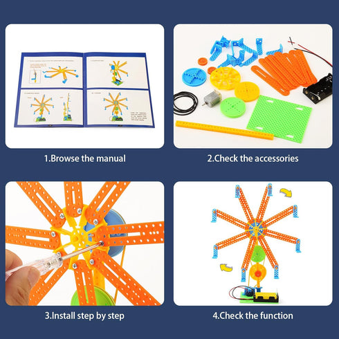 STEM Kit for Girls | Kids Crafts 8-12 Boys, Science Projects Activities Electronic Building Kits