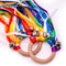 Montessori Hand Kite, Baby Sensory Ribbon Toy, Wooden Rainbow Toddler Toys for Engaging Sensory Play