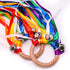 Montessori Hand Kite, Baby Sensory Ribbon Toy, Wooden Rainbow Toddler Toys for Engaging Sensory Play
