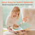 1-3 Cali's Books Spanish Book for Toddlers - Musical Books for Kids, Interactive Baby Sound Book, Educational Song