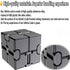 FUFUYOU Infinity Cube Fidget Toys Anxiety Stress Relief Toys for Men Aluminum Alloy Material (Gray)