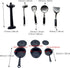 Cayway Miniature Kitchen Accessories Miniature Cookware Accessories Mini Food Accessory Mini Pot Dish Knife Fork