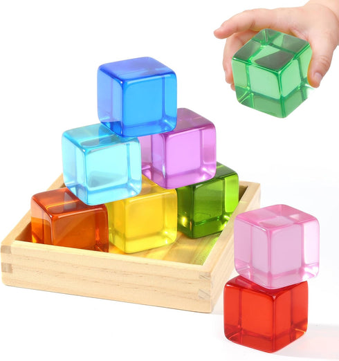 Woodtoe Large Building Blocks for Toddlers, Montessori Toys for 1 2 3