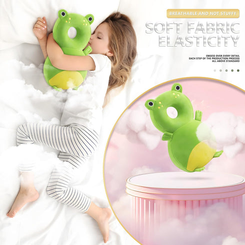 WKC Backpack Baby Head Protector,Adjustable Baby Head Protection (Frog)