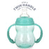 Nuby 3 in 1 Baby Bottle to Training Sippy Cup, 8 Oz Toddler Cups Spill Proof with Soft Spout