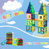 Magnetic Building Tiles for Kids, 64 PCS Educational Stacking Blocks for Boys & Girls, STEM Learning Toys