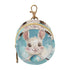 YETTASBIN Easter Bunny Portable Pacifier Holder Case with Metal Hook Buckle & Zipper