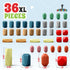 36 1 2 3 4 5 6 Pcs Wooden Stacking Blocks Montessori Toys for Year Old Toddlers and Kids, XL Rocks, No Choking Hazard