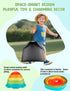 5 Pack 3-5 YOHOOLYO Stepping stone for kids, Non-Slip Child Balance Stones, Outdoor Indoor Play Toys, Rainbow Crab