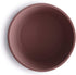 mushie Silicone Suction Bowl - BPA-Free Non-Slip Design (Cloudy Mauve)
