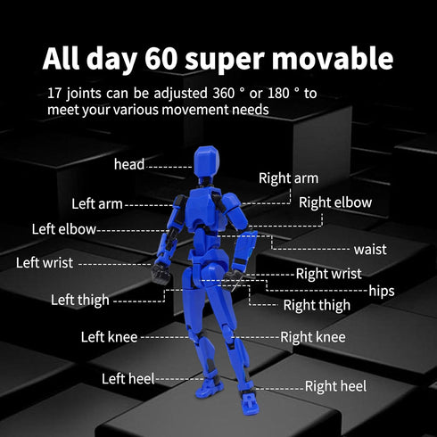 WKSBBTS T13 Set 5 Pack, 13 Dummy 13 13 3D 13 6-12 Action Figure Titan Action Figure, Action Figures, Nova Robot Toy