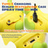 5 1-3 Sizobi Baby Bath Toys, Rechargeable Turtle Bath Toy Sprinkler for Toddler with Rings, Bathtub Fountain Spray