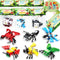 WODMAZ 24 Packs Insect Building Blocks for Kids, Mini Animals Toys for Classroom Exchange Prizes