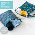 Packing, 2-pk Bumkins Waterproof Wet Bag for Baby, Travel, Swim Suit, Cloth Diapers, Pump Parts, Pool, Beach, Gym