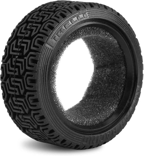 1/10 RC Car Racing Flat Run Sponge Insert Rubber Tyres 68mm for 1:10 RC On Road Car