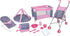 Lissi 5 Piece Doll Deluxe Nursery Play Set - with Accessories