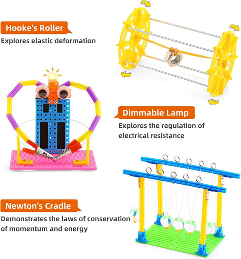STEM Science Kits for Kids Age 8-12, Engineering Projects Activity Robot Building Craft Kit
