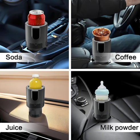 2-in-1 Smart Car Cup Cooler and Heater, Temperature Control Smart Cup for Car Cooler and Warmer Suitable for Coffee