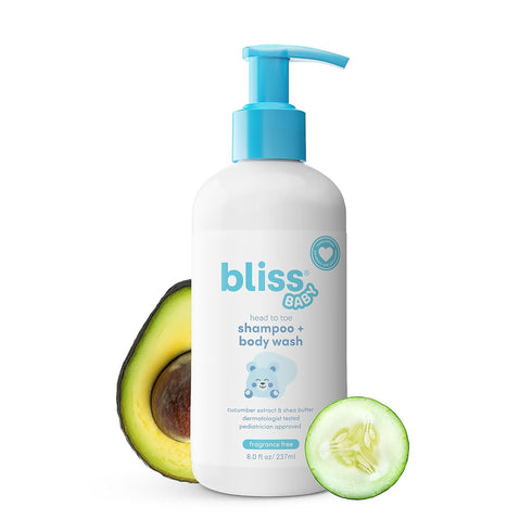 Bliss Baby Shampoo and Body Wash, Premium 2-in-1 For Babies, Toddlers &