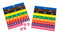 LEARNING ADVANTAGE Fraction/Decimal Tiles, Set of 51, Double-Sided Rainbow Tiles