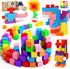 80PCS 3 4 5 6 3-5 4-8 Magnetic Blocks, Magnetic Building Blocks for Kids Ages Year Old, Magnet Cubes, Autism Montessori