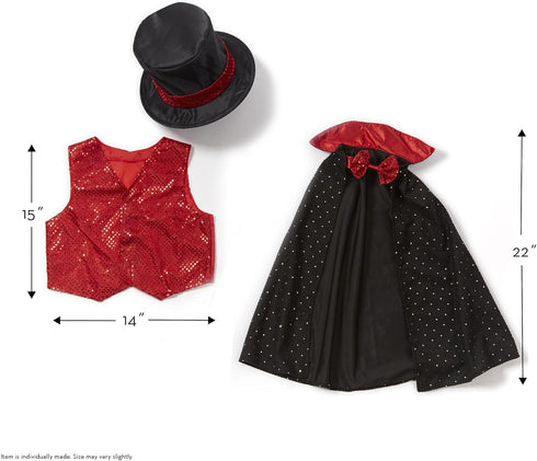 Magician Role Play Set Bundle with 1 Theme and M&D Scratch Fun Mini-Pad (08508)