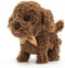WEofferwhatYOUwant Plush Electronic Labradoodle Dog - Adorable Goldendoodle Puppy that Walks, Barks, and Cuddles (Ages