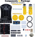 MiOYOOW Soldering Practice Kit, DIY Obstacle Avoidance Smart Car Toy for Beginners Learning Electronics