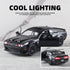 Toy Cars for Kids 1/32 Challenger Hellcat Die Cast Metal Toy Cars, Pull Back Hellcat Car with Light and Music