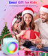 Pxzvd 2 Mini Karaoke Machine, Portable Bluetooth Speaker with Wireless Microphones for Kids & Adults, Karaoke