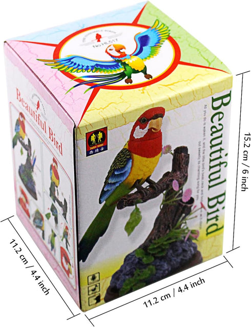 Tipmant Talking Parrots Birds Toys, Electronic Animal Pets Decoration with Recording Playback Function