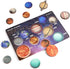 Planet Solar System Space Wooden Puzzle Toys for Kids - Preschool Solar System Planets Matching Board Activities