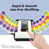 1-2 10,Crazy 8 Automatic Card Shuffler,One-Press Auto & Manual Modes,Electric Shuffling for Decks,Low