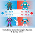Fisher-Price Imaginext DC Super Friends Color Changers Batman & Mr. Freeze Figure Set for Preschool Kids 3+