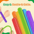 6 Pack Slap Bracelets Textured Silicone Fidget Bracelet for Autism,ADHD,Anxiety Relief Sensory Calming Tools Special
