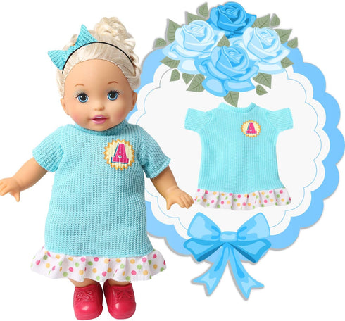 N\A Set 6 12-14-16 Inch NA BOBO Clothes of for Alive Lovely Baby Doll Clothes Dress Outfits Costumes Dolly Pretty Doll