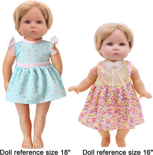 10 Sets 12 13 14 15 Inch 22 Alive Baby Doll Clothes and Accessories - Girl Doll Clothes Dress for Dolls, Baby Doll