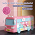 Playset, Set 3 4 5 6 MITCIEN Dollhouse DIY Pretend Portable Caravan Camper Bus Toy Kit with Little Critters Bunny Dolls