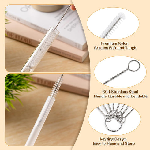 PeiTuSengJin 10-Piece Set 1 6 1 3-in-1 1 1 Bottle Brush Cleaning Multi-Purpose Brush Straw Cleaning Brushes Brush