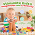 Sets 4-8, 4-6 PLAY Farm Animals Clay for Kids Ages Color Dough Kit with Animal Molds, Non-Toxic & Safe Toys Gifts
