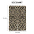 Hcpwzrf Black and Tan Damask Pattern Baby Car Seat Cover & Nursing Cover - Breathable Stretch Multi-Use Cover