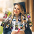 Black Glitter K-12 Graduation Photo Banner, Kindergarten to 12th Grade Picture Banner for Party Decorations 2025