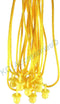 KC Accessories 36 Pcs 7/8" Mini Solid Yellow Plastic Pacifier Necklaces "Don't Say Baby!"