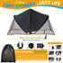 UPF50+ Summer Orzbow Baby Mosquito Net with Sun Shade for Stroller, Universal Stroller Mosquito Netting Privacy Cover