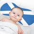 MCHIVER 1PCS Scotland Flag Burp Cloths for Baby Boy Girl Cotton Burp Rags Absorbent Muslin Bibs for Baby Newborn Unisex