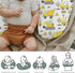 Construction Trucks Planting Baby Nursing Pillow Covers for Boy Girl Construction Digger Tractor Builder Trees Nursing