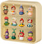 Clear Display Case for Figures - Wall-Mounted Doll Storage Box Cabinet Organizer for Collectibles Action Figures