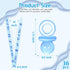 36 ZYFLSQ Pieces Baby Shower Pacifiers Necklace, Cute Acrylic Pacifier Necklaces for Baby Shower Games Boy Charm, Party