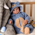 17-Inch 3+ BABESIDE Lifelike Reborn Baby Dolls Boys - Real Baby Feeling Realistic-Newborn Baby Doll Soft Vinyl Real
